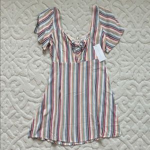 Lush Sunday Morning Striped Dress